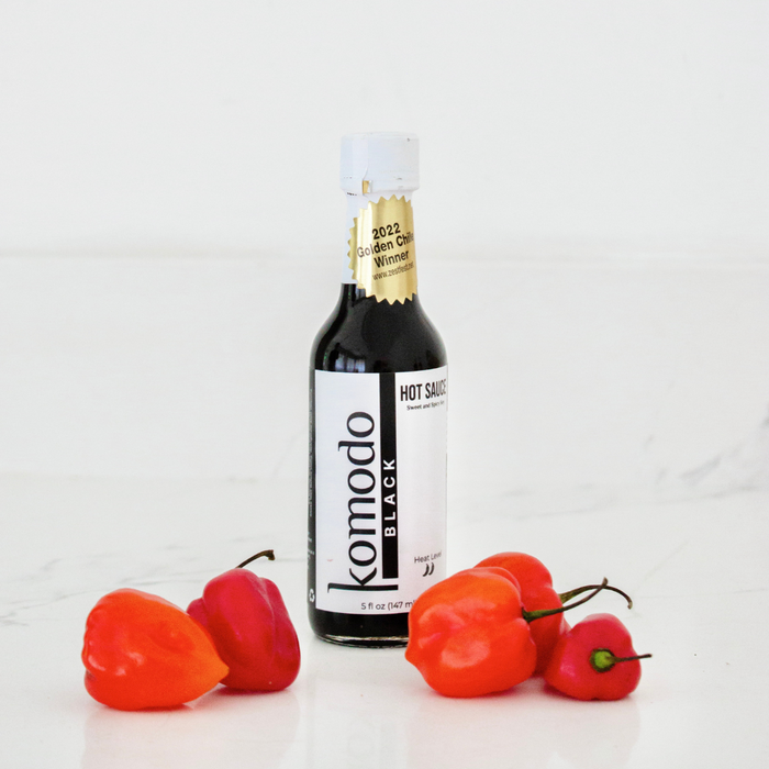 KOMODO BLACK | AWARD WINNING HOT SAUCE