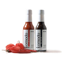 Save money and experience the best of both worlds with our Red & Black Mix. This is our most popular option because you get both Komodo Sauces ﻿and﻿ you get them at a discount - it's really a no-brainer!