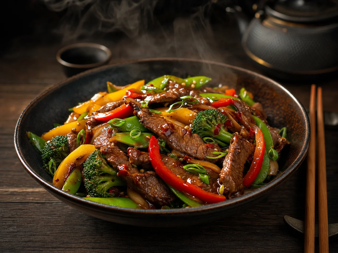 15-Minute Spicy Beef Stir-Fry with Komodo Black — Komodo small-batch Indonesian hot sauce blog, artisanal chili sauce recipes and tips