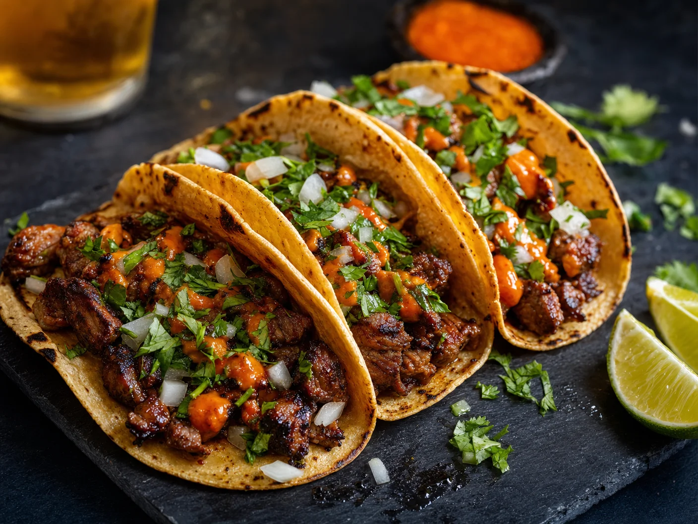Fire-Roasted Street Tacos with Komodo Red — Komodo small-batch Indonesian hot sauce blog, artisanal chili sauce recipes and tips