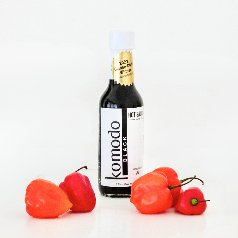 Komodo Black — Small-batch Indonesian Hot Sauce, artisanal chili sauce handcrafted in Atlanta