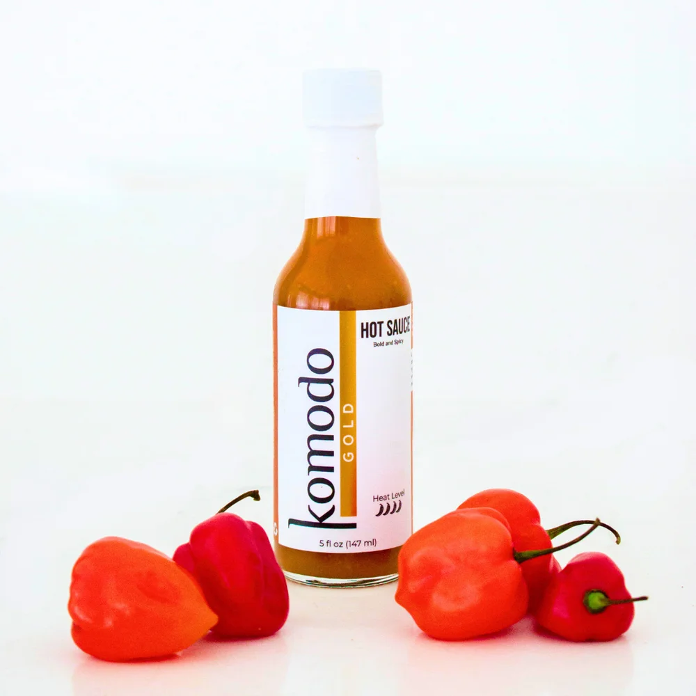 Komodo Gold — Small-batch Indonesian Hot Sauce, artisanal chili sauce handcrafted in Atlanta